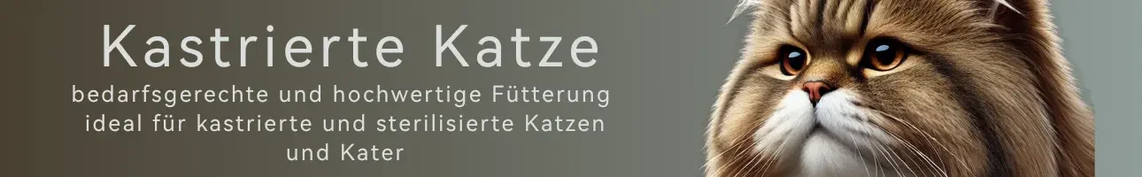 Katzenfutter für kastriete Katzen, wenn das Leben etwas...