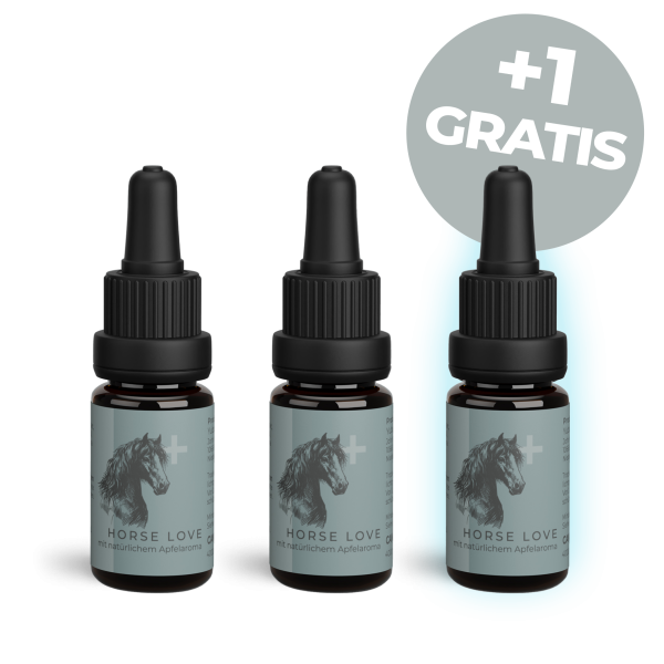 CBD Öl  für Pferde Horse Love 2+1 Gratis