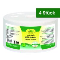 Leckstein Wilde Kräuter 3 kg 4 Stück –...